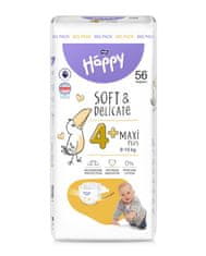 Bella Happy Otroške plenice za enkratno uporabo Maxi Plus 9-15 kg Veliki paket 56 kosov