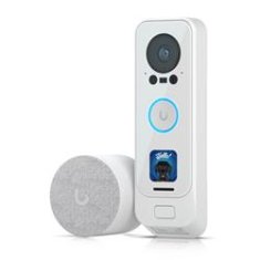 Ubiquiti Video Doorbell UniFi Protect UVC-G4 Doorbell Pro PoE Kit, dvojna kamera (bela), 5Mpx z infra + 8Ppx + PoE Doorbell