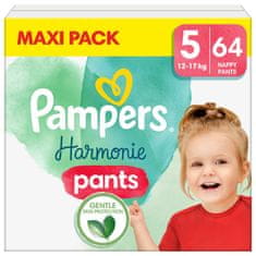 Pampers plenične hlače Harmonie Pants velikost 5 (64 kosov) 12-17 kg