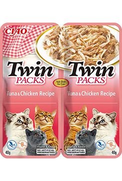 churu Cat Twin Packs Tuna in piščanec v juhi 2x40g