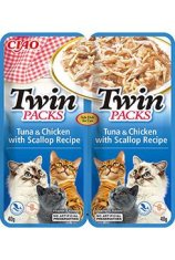 churu Cat Twin Packs Tuna&Chick&Scallop in Broth 2x40g