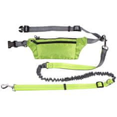 Merco Tekaški povodec Runner Buddy 3.0 zeleni paket 1 kos