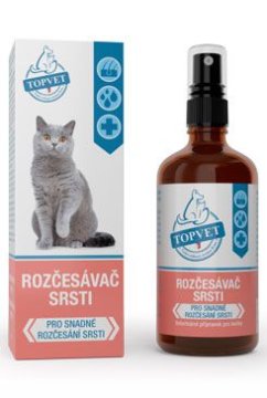 Topvet Sredstvo za razčesavanje dlak za mačke 100ml