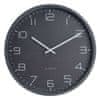 Stenska ura iz plastike 30 cm temno siva KO-C37362100tmse