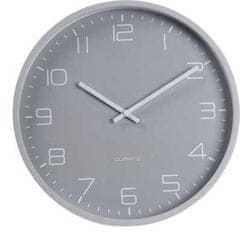 SEGNALE Stenska ura iz plastike 30 cm svetlo siva KO-C37362100svse