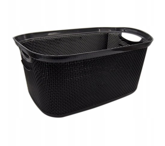 Tragar Koš za perilo 50x31,5x23cm 29L PEARL črna