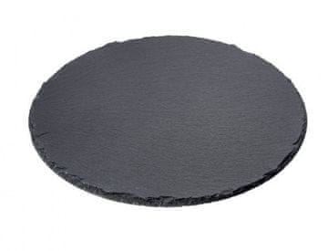 Sandra Rich Krožnik SLATE skrilavec ročno izdelan d30cm