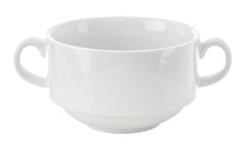 Orion Skleda 310ml, premer 10,5cm MONA Tonda porcelan za zlaganje.BELA