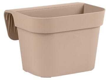 Škatla za ograjo Arke - svetlo karamelna 25 cm