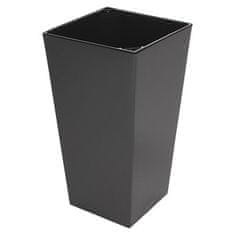 Plastkon Elise Mat okrasni lonec antracit premer 15 cm
