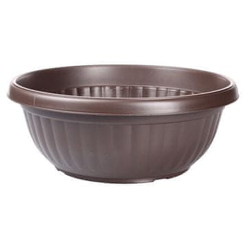 Plastkon Lonec Harmony rjave barve s premerom 20 cm