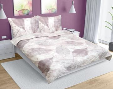 Dvoplastna posteljnina iz bombaža - 1 kos 200x200, 2 kosa 70x90 cm - Prevleka