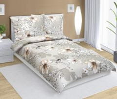 Flanelno posteljno perilo - 140x220, 70x90 cm - Ibišek