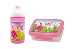 Set škatla in steklenica R&amp;B Princess and Unicorn 500ml
