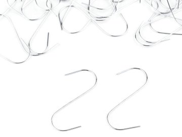 Božični kavlji za okraske - srebrni