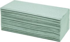 Papirnate brisače - enoplastne, zelene, 250 kosov