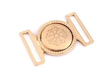 Kovinska zaponka / pasna spona, 30 mm - zlata klasična