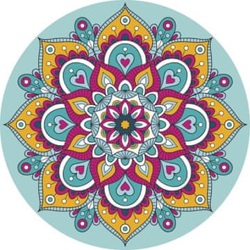 Grafix Diamantna slika na okvirju Mandala turkizna 30cm