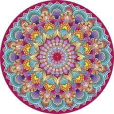 Grafix Diamantna slika na okvirju Mandala roza 30cm