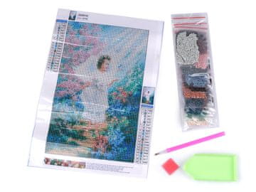 Diamantna slika 20x30 cm - glej fotografijo ženske