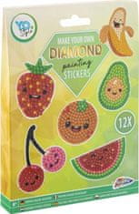 Grafix Diamond slikarstvo nalepke sadje 12pcs