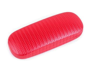 Kovček za očala biser 6x16 cm - roza-rdeč