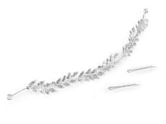 Strass okrasek za lase / naglavni trak - kristal