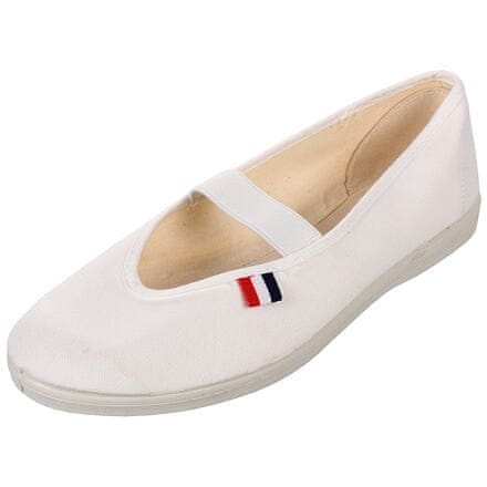 Bele gumijaste tekstilne športne copate velikost (čevlji) 22