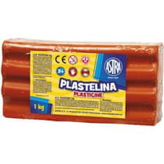 Astra Plastelin 1kg rdeč, 303111006