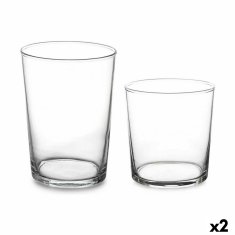 NEW Set očal Bistro Prozorno Steklo (380 ml) (2 kosov) (510 ml)