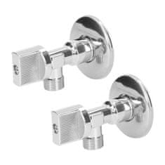 BigBuy Regulacijski ključ 1/2" x 3/8" 2 kosa ABS medenina 1/2" x 3/8"