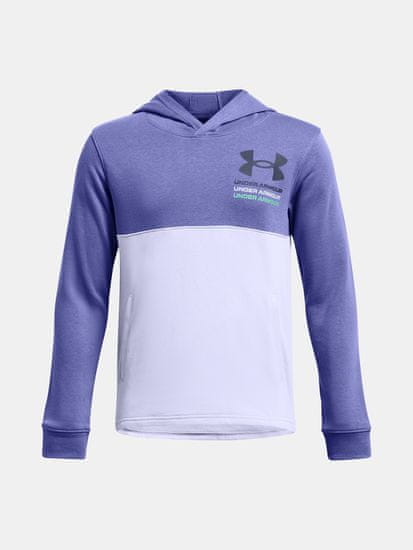 Under Armour Pulover UA Boys Rival Terry Hoodie-PPL