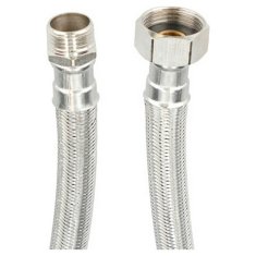 BigBuy Cev Fontastock Iz nerjavečega jekla AISI 304 EPDM Vtič 1/2" - vtič 3/4" 40 cm