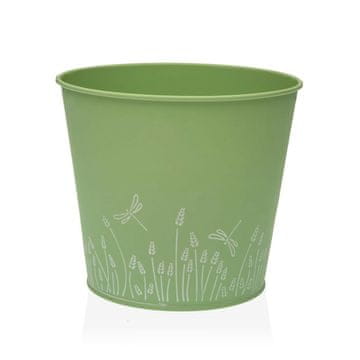 Versa Lonec za rastline Versa Zink Green Metal (16 cm)