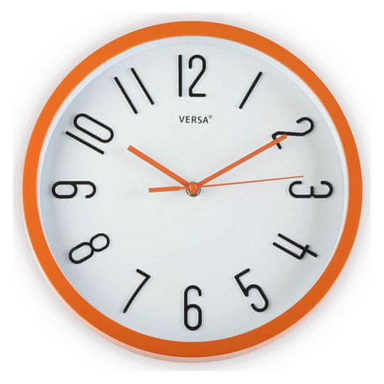 Versa Stenska ura Versa Multicolor Orange Plastic Fusion 4,6 x 30 x 30 cm