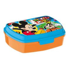 NEW Plastična posoda za sendvič Mickey Mouse Happy smiles Plastika Rdeča Modra (17 x 5.6 x 13.3 cm)