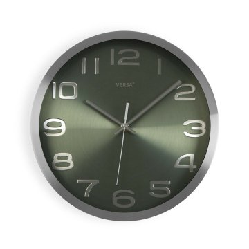 Versa Stenska ura Versa Silver Aluminium (4 x 30 x 30 cm)
