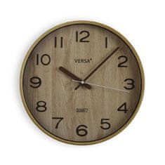 Versa Stenska ura Versa Svetlo rjava plastika Quartz 4,8 x 31 x 31 cm