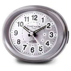 BigBuy Analogna budilka Timemark Silver 9 x 9 x 5,5 cm (9 x 9 x 5,5 cm)