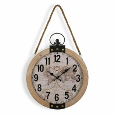 Versa Stenska ura Versa Mapamundi 40 x 6,5 x 47 cm MDF Wood
