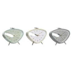 DKD Home Decor Budilka DKD Home Decor 11,5 x 4 x 10 cm Kovina PVC Vintage (3 kosi)