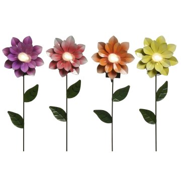 Lumineo Solarna luč Lumineo Flower Solar 11 x 6 x 49,5 cm Večbarvna