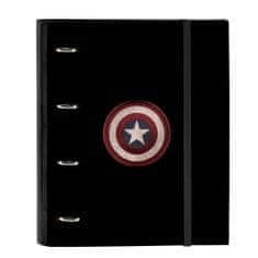 NEW Vezivo za obroče Capitán América Črna (27 x 32 x 3.5 cm)