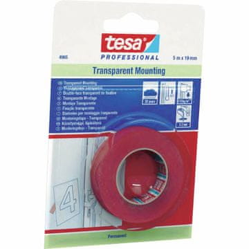 Tesa Obojestranski trak TESA 4965 Exterior Transparent (19 mm x 5 m)