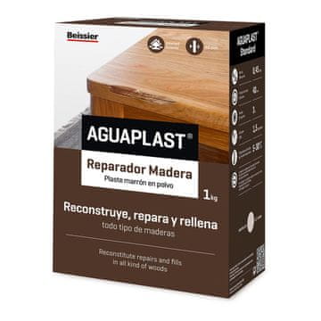 BigBuy Prašni kit Aguaplast 70608-001 Svetlo rjava 1 kg