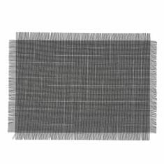 NEW Podloga Bidasoa Ikonic Črna PVC (47,5 x 29,5 cm) (Pack 12x)
