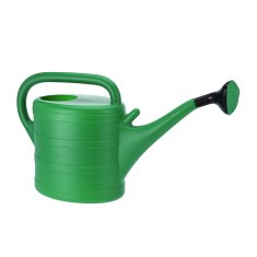 BigBuy Plastična posoda za zalivanje zelene barve (10 L)
