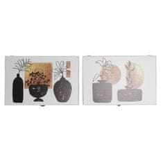 DKD Home Decor Prevleka DKD Home Decor Vaza MDF Wood 2 enoti 46,5 x 6 x 31,5 cm