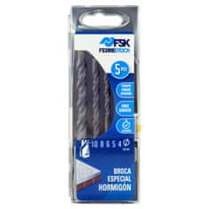 Ferrestock Komplet tuljav Ferrestock 4, 5, 6, 8, 10 mm Univerzalni cement