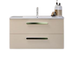 TBoss Kopalniška omarica z umivalnikom Ohana 75 cm, krem mat